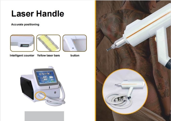 Mesin Penghapusan Tato Laser Nd YAG Portable 1064nm 532nm 1320nm Panjang Gelombang