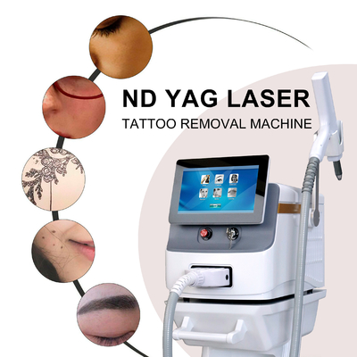 Long Pulse Nd YAG Laser Hair Removal Machine Portable Untuk Komersial