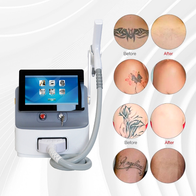 Long Pulse Nd YAG Laser Hair Removal Machine Portable Untuk Komersial