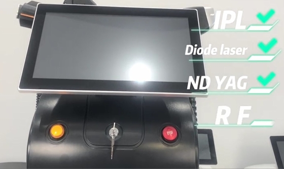 4 In 1 Multifungsi Mesin Kecantikan Mesin Penghapusan Tato Laser Tiga Gelombang