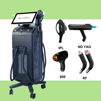 755nm 808nm 1064nm Multifunctional Beauty Machine Pico Nd YAG Laser Dengan Teknologi RF