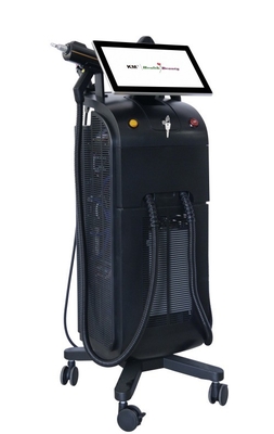 Multifunctional OPT IPL RF ND YAG Laser Machine Penghapusan Rambut Dengan Layar Sentuh 15 Inci