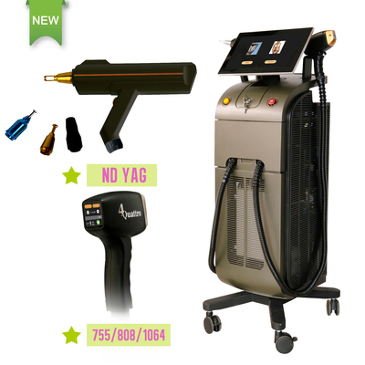 4 In 1 Multifunctional Beauty Laser Machine Hair Removal Untuk Komersial