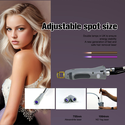 Mesin Laser Profesional Alexandrite 755nm OEM ODM Layanan