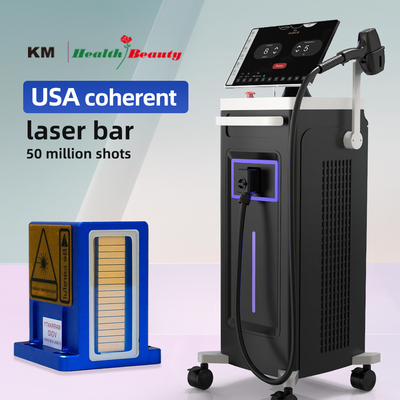 Temperatur Kristal 0-5C Mesin Laser Hair Removal dengan panjang gelombang 808nm