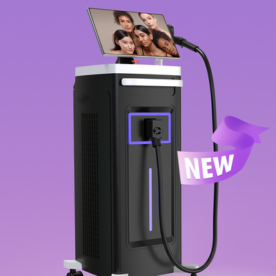 Temperatur Kristal 0-5C Mesin Laser Hair Removal dengan panjang gelombang 808nm