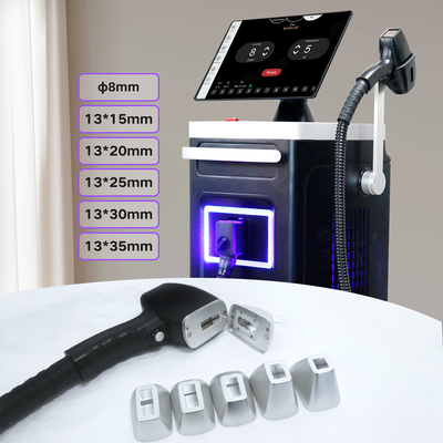 808 Diode Laser Ice Hair Removal Machine 4 panjang gelombang 1064nm Perubahan ukuran titik Sistem Android