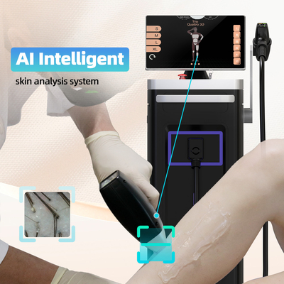 808nm Penggunaan komersial salon spa Laser Hair Removal Device dengan suhu ultra rendah