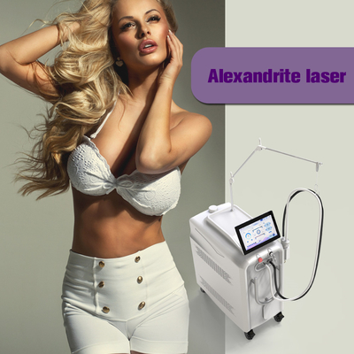 Long Pulse 2 In1 Alexandrite 1064nm ND YAG Nitrogen Cooling Fiber Conducted Laser Mesin Laser Penghapusan Rambut Permanen