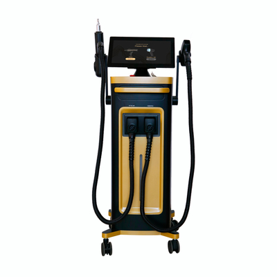 2 dalam 1 mesin dioda laser portabel dan stasioner pelepasan tato 810nm 808nm Q-switched nd yag diode laser 810nm