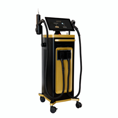 2 dalam 1 mesin dioda laser portabel dan stasioner pelepasan tato 810nm 808nm Q-switched nd yag diode laser 810nm