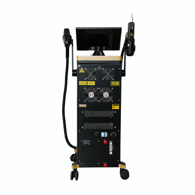 2 dalam 1 mesin dioda laser portabel dan stasioner pelepasan tato 810nm 808nm Q-switched nd yag diode laser 810nm