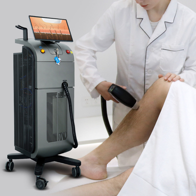 15 Inch Touch Screen Diode Laser Hair Removal Machine Untuk Hasil yang Efektif dan permanen