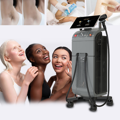 2025 Diode Laser Ice 3 Gelombang 755nm Penghilang Rambut Laser 4 Gelombang Ice Tanpa Rasa Sakit Diode Laser dengan CE ISO TUV
