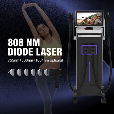 Mesin Laser Penghilang Rambut Diodenlaser Skin and Hair Analyzer Laser Diodo 808 755 940 1064 4 Panjang Gelombang Penghilang Rambut Laser Dioda