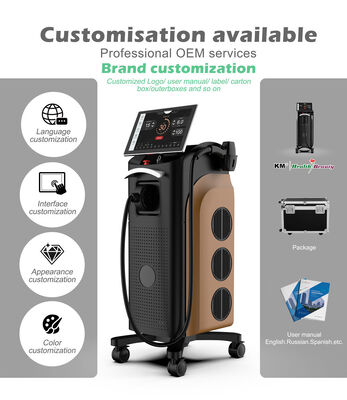 2026 New Speed Salon Ice Titanium Depilation Diodo Trio Laser Diode Laser 808 nm 3 Wavelengths trio Diode Laser Hair Removal Machine