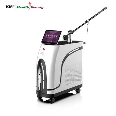CE Disetujui Q Switched Picosecond Nd Yag Laser Machine Picolaser Pulsa Panjang 1064 532 755 650 585 Topeng Teknologi Mikrokor