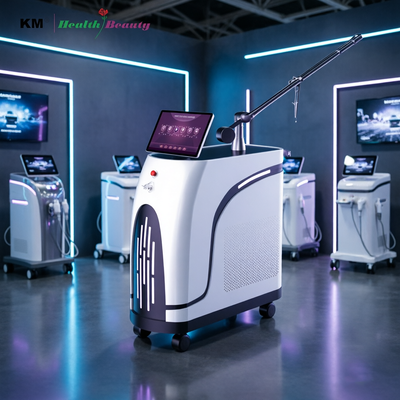 1600w Power 1.2j 2.6j 532nm Green Tattoo Penghapusan Rambut Tanpa Nyeri Penghapusan Tato Picosecond Laser 1064nm 532nm Mesin